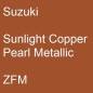 Preview: Suzuki, Sunlight Copper Pearl Metallic, ZFM.